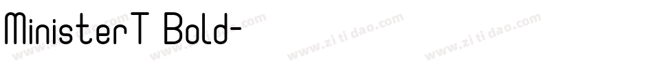 MinisterT Bold字体转换